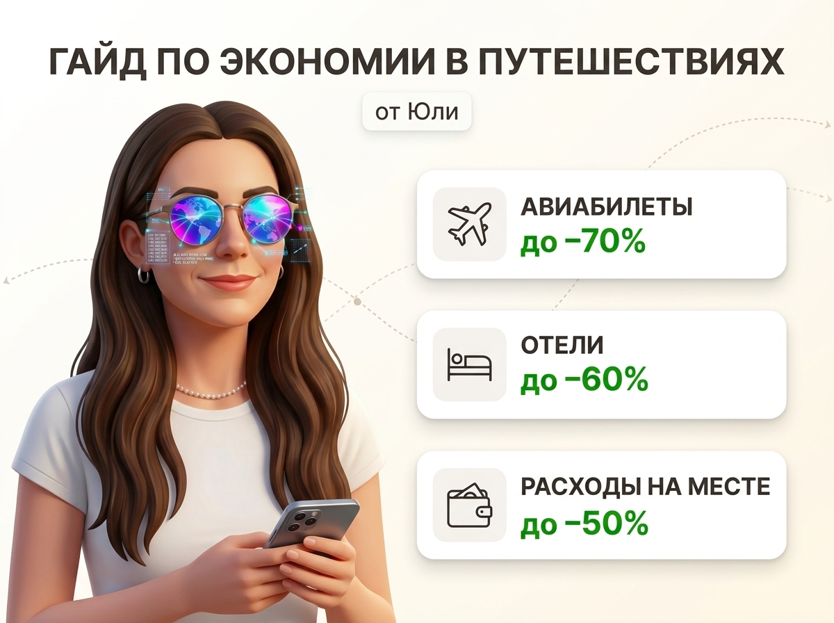Гайд по экономии в путешествиях от Юли